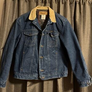Wrangler denim blanket lined coat. Size 42